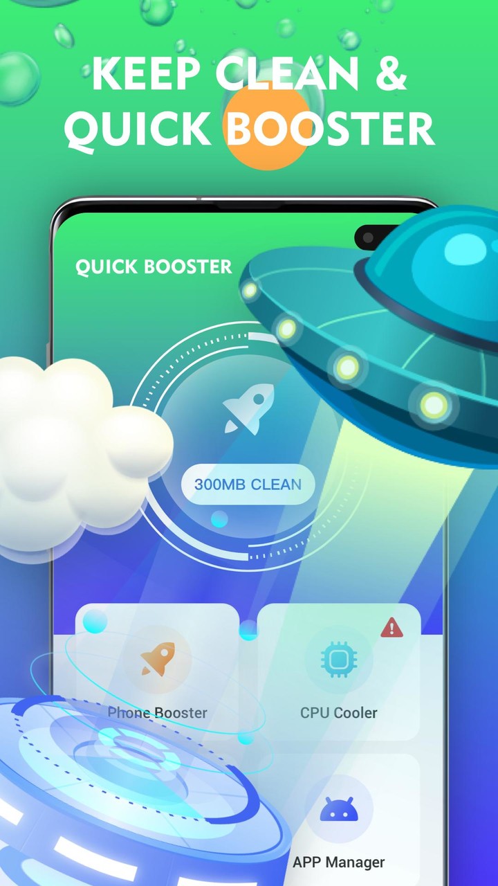 Keep Cleaner - Speed Booster screenshot image 1_Popularmodapk.com