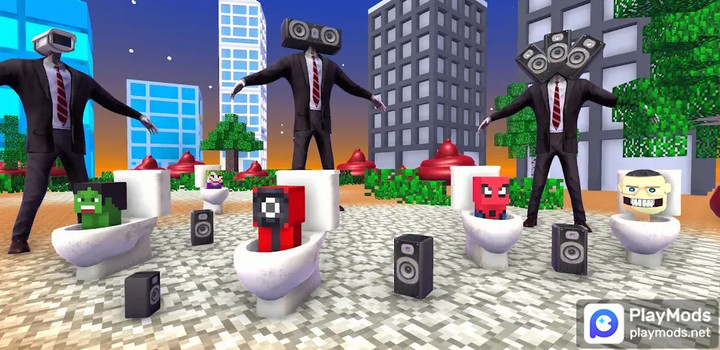 Ski Toilet Craftsman Survivor<span>(No Ads Free Rewards)</span> screenshot image 1_Popularmodapk.com