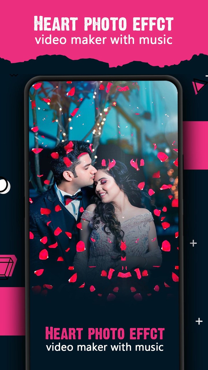 Heart Photo Effect Video Maker with Music screenshot image 1_Popularmodapk.com