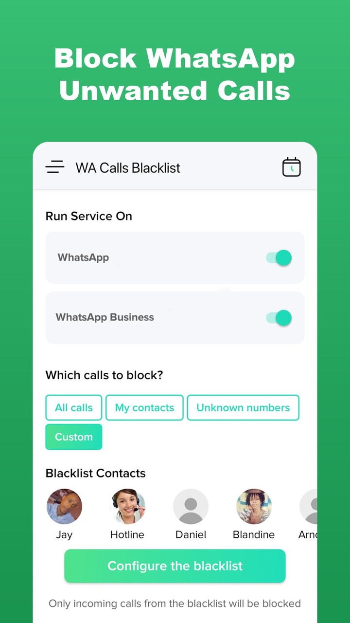 WA Call Blocker - WhatsBlock screenshot image 1_Popularmodapk.com