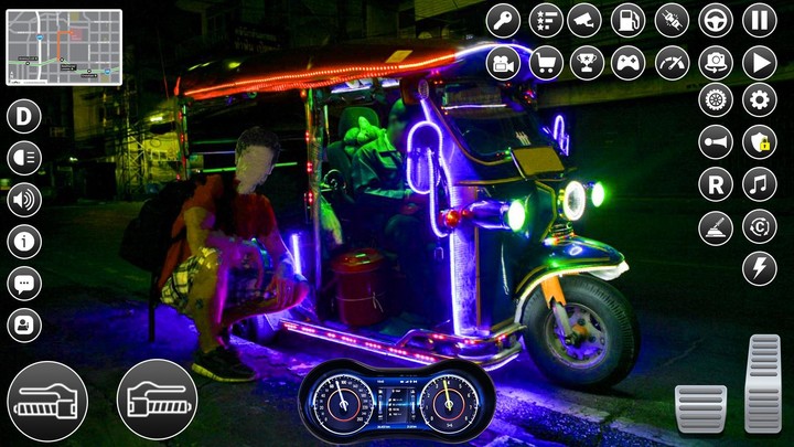 Auto rickshaw driving game 3d screenshot image 4_Popularmodapk.com