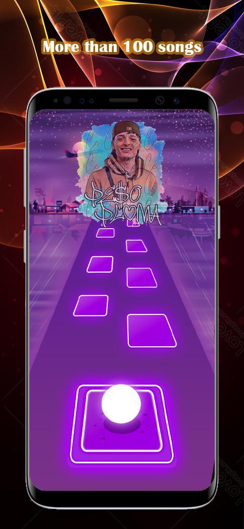 Peso Pluma Tiles hop Music 3D screenshot image 5_Popularmodapk.com