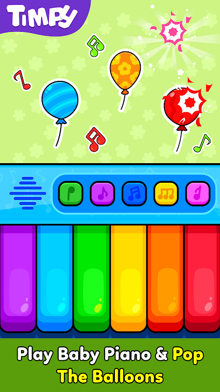 Piano Kids: Baby Toddler Games screenshot image 2_Popularmodapk.com