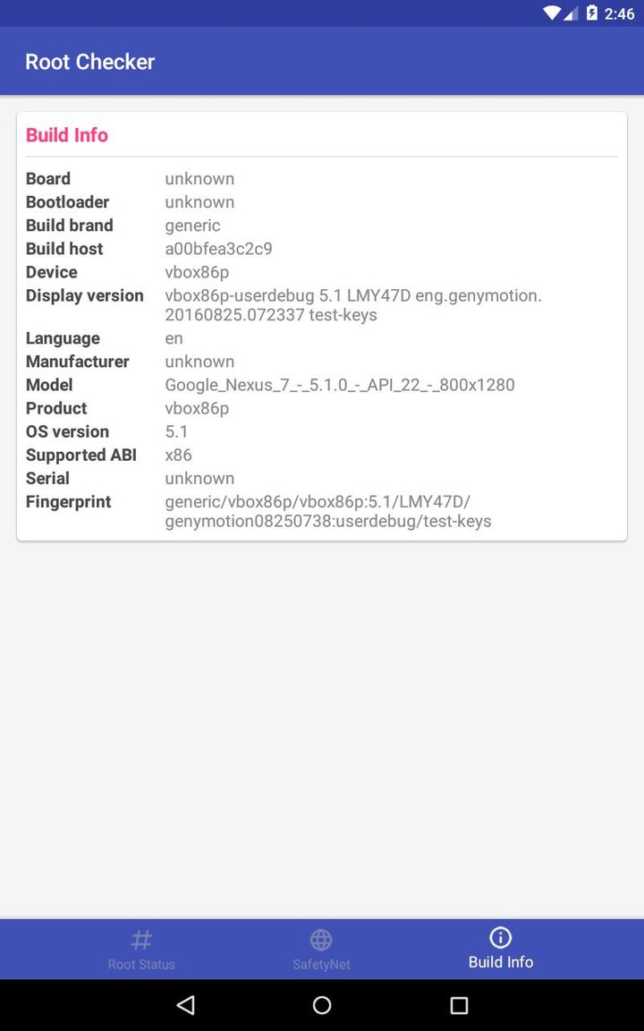 Root and SafetyNet Checker screenshot image 6_Popularmodapk.com