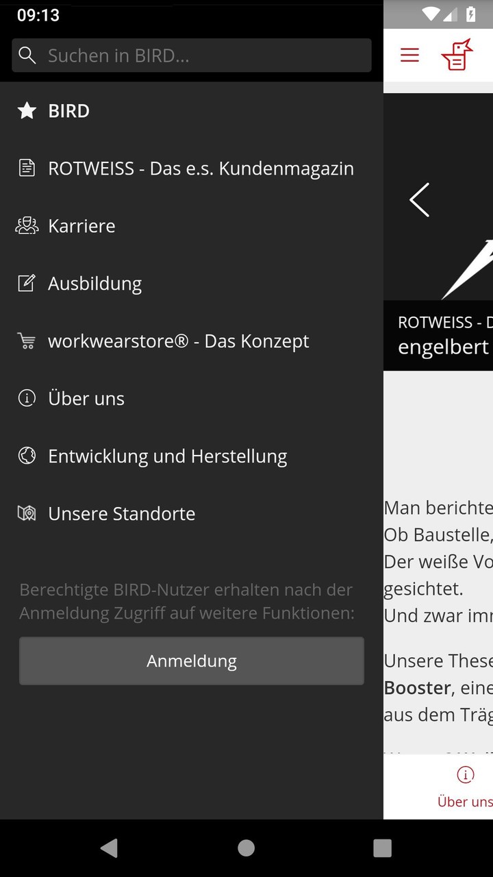 BIRD - Die e.s. Info-App screenshot image 2_Popularmodapk.com