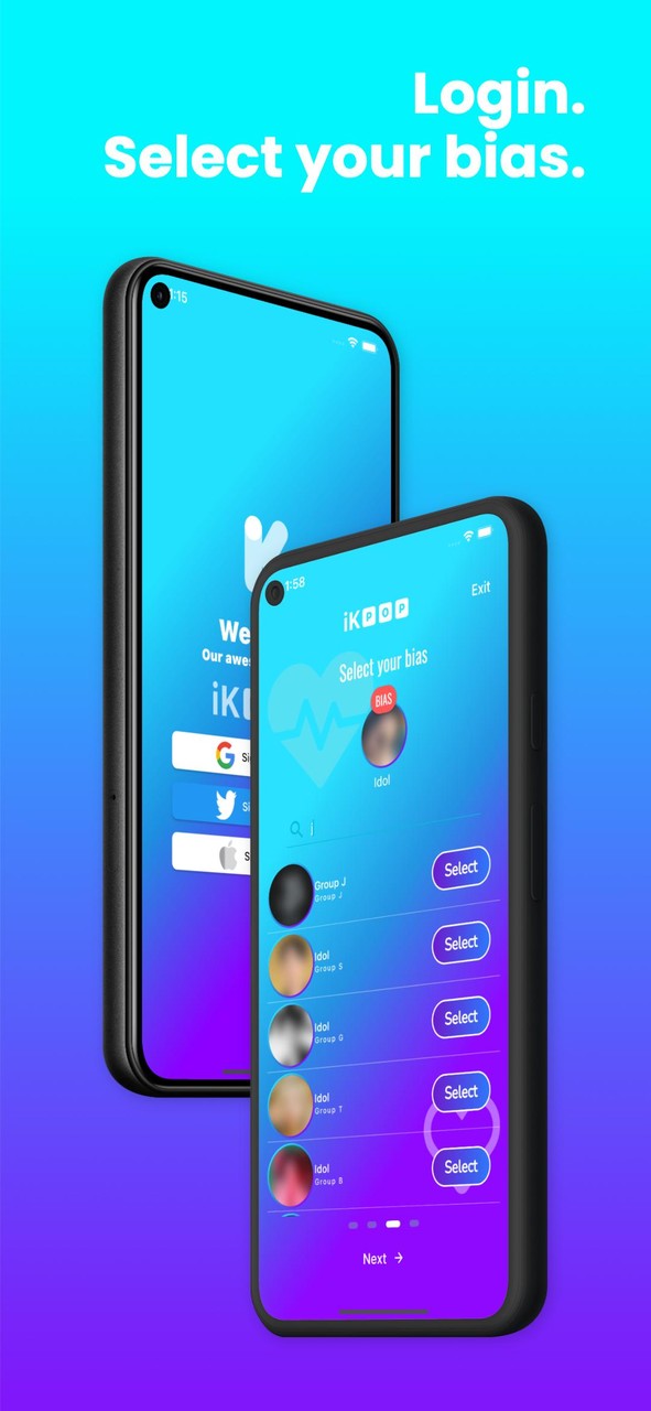 iKPOP Fan Zone KPOP JPOP idol screenshot image 3_Popularmodapk.com