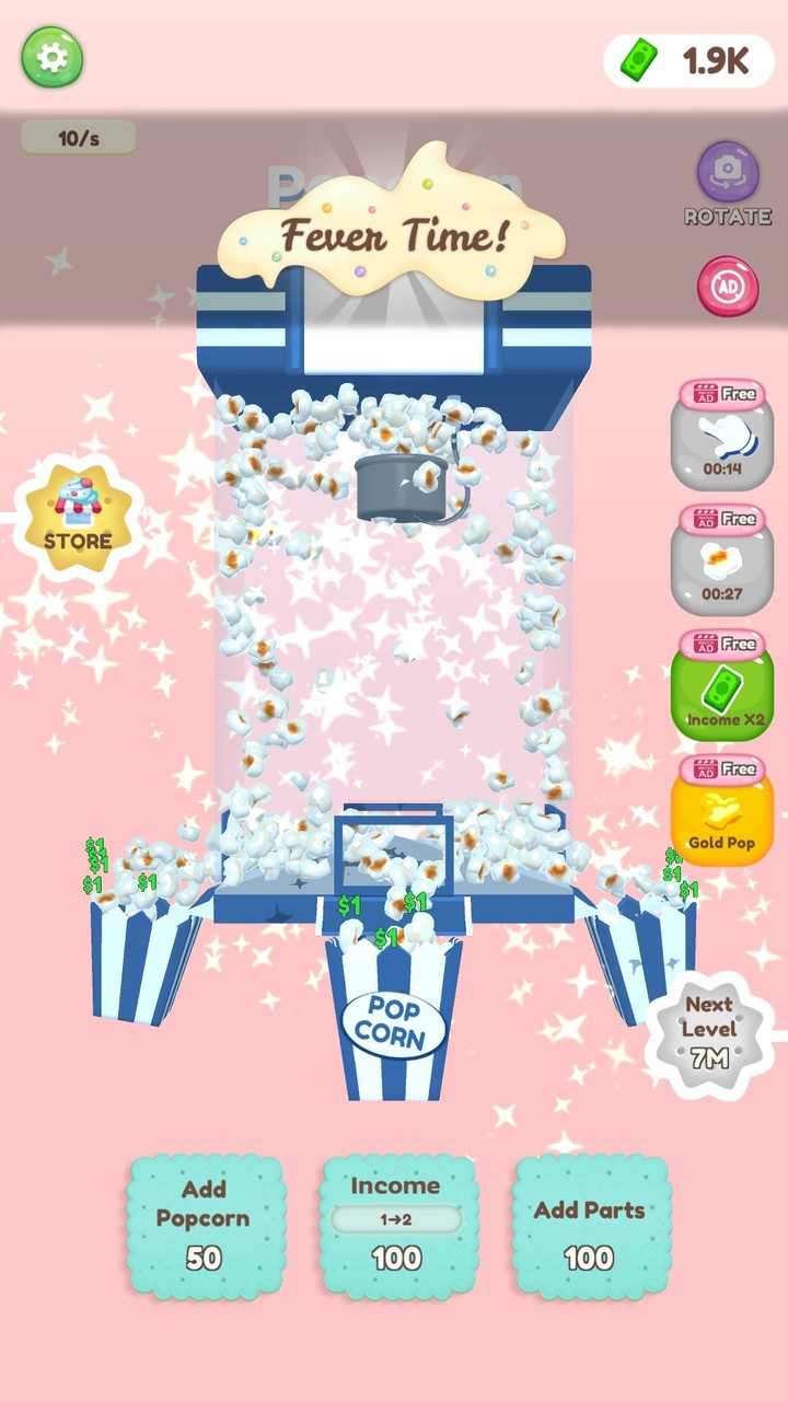 My Popcorn Store: Idle Clicker screenshot image 1_Popularmodapk.com