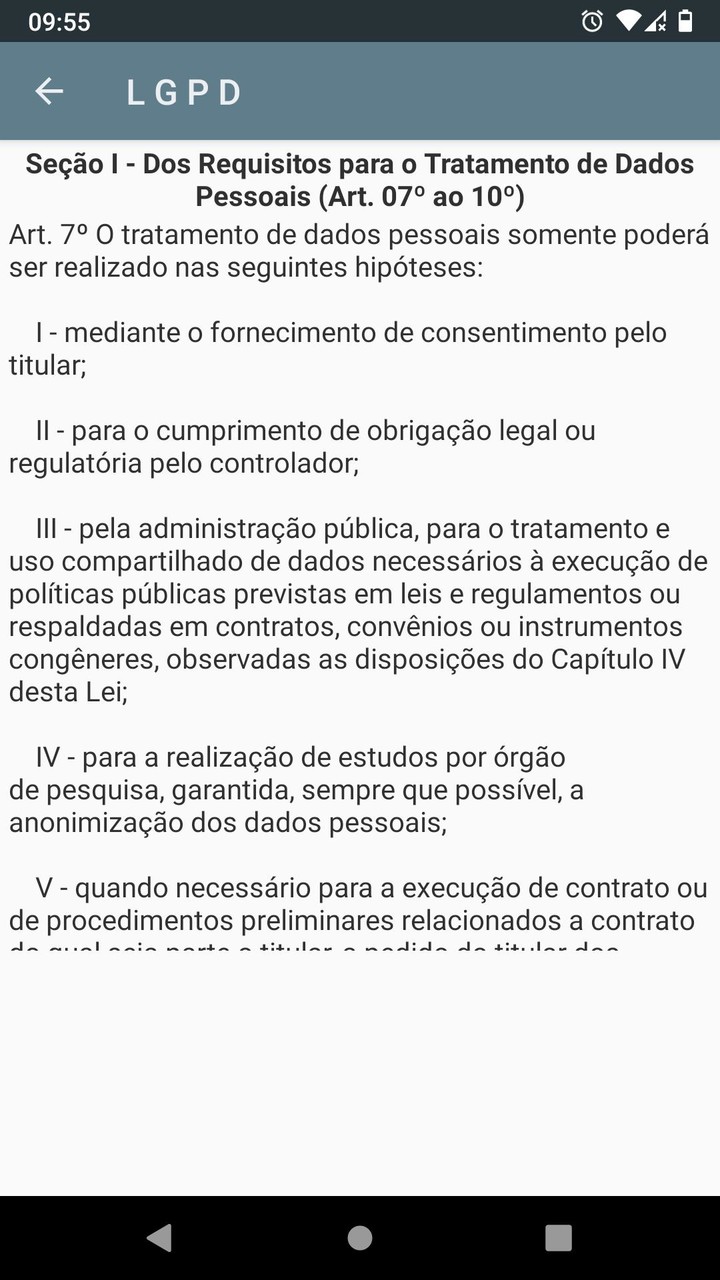 LGPD 2022 - Lei n° 13.709 screenshot image 5_Popularmodapk.com