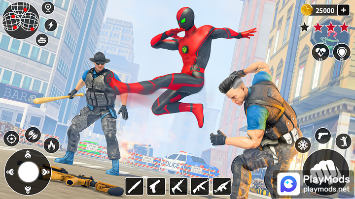 Rope Spider Hero: Spider Games<span>(Speed change)</span> screenshot image 2_Popularmodapk.com