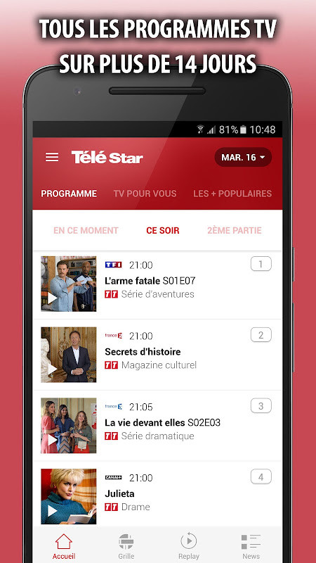 TéléStar - programmes & actu TV screenshot image 11_Popularmodapk.com