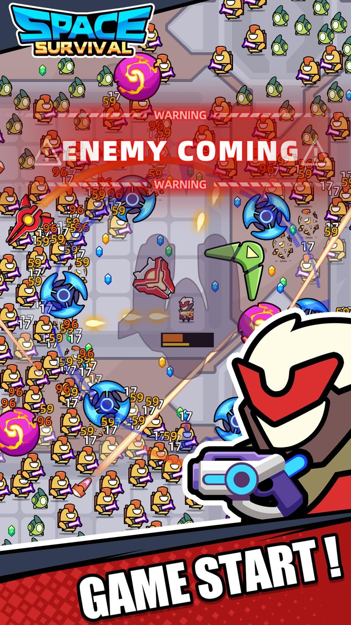 Space Survival.io screenshot image 1_Popularmodapk.com