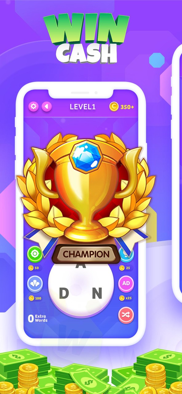 Word Search Win real Money screenshot image 1_Popularmodapk.com