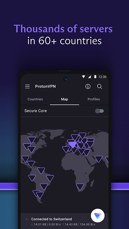 Proton VPN: Private, Secure screenshot image 4_Popularmodapk.com