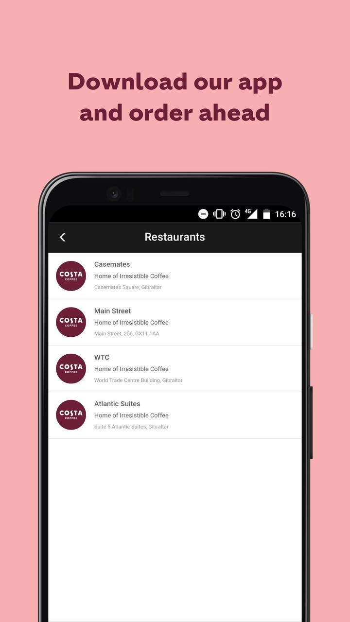 Costa Coffee - Quick Service screenshot image 2_Popularmodapk.com