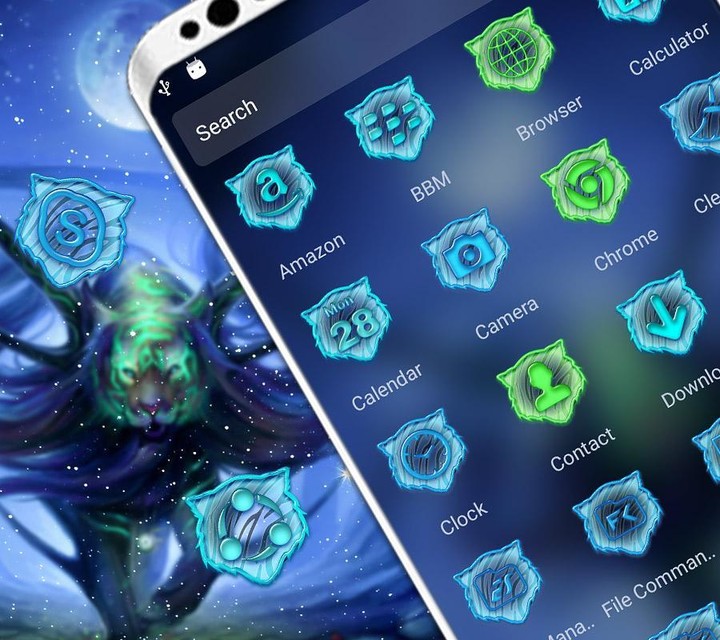 Moon Tiger Launcher Theme screenshot image 5_Popularmodapk.com