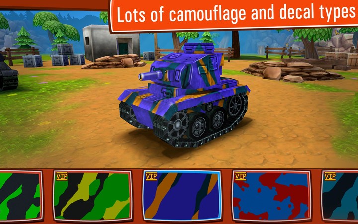 Toon Wars: Awesome Tank Game screenshot image 3_Popularmodapk.com
