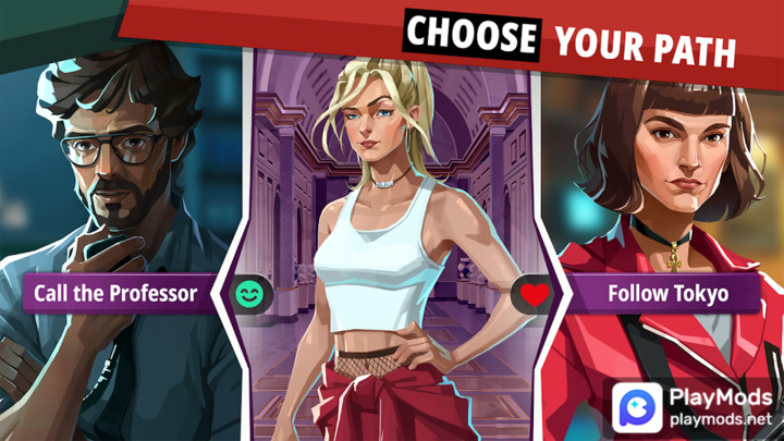 Money Heist: Ultimate Choice<span>(Speed change)</span> screenshot image 1_Popularmodapk.com