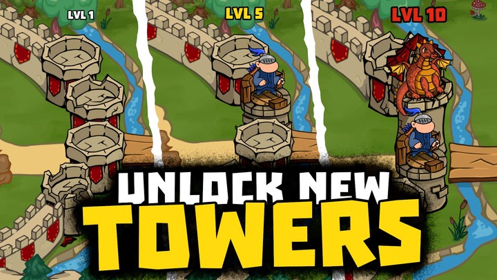 Kingdom War: Castle Defence TD screenshot image 2_Popularmodapk.com