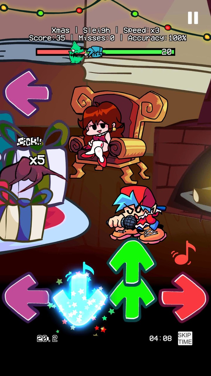 Xmas Tree in FNF Mod screenshot image 1_Popularmodapk.com