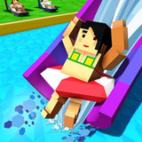 Water Park Craft: Waterslide Uphill Rush Adventure<span>(Unlocked)</span>1.0_Popularmodapk.com