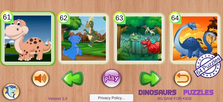 Dinosaur Puzzles & Jurassic Ji screenshot image 3_Popularmodapk.com