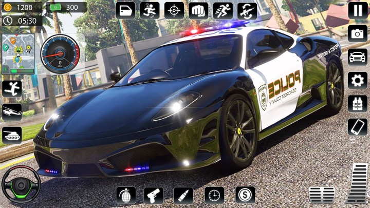 Police Car Chase Thief Games screenshot image 1_Popularmodapk.com