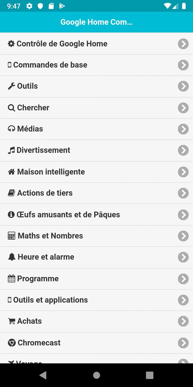 Commandes pour Google Home screenshot image 3_Popularmodapk.com
