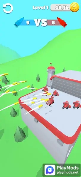 Merge Tanks: Army Clash<span>(No Ads)</span> screenshot image 2_Popularmodapk.com