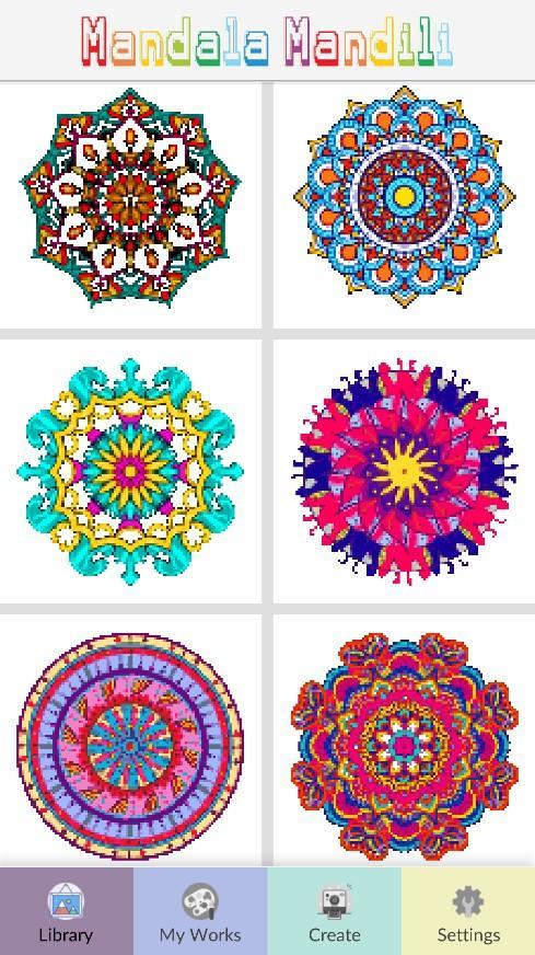 100+ Mandala Color by Number screenshot image 5_Popularmodapk.com