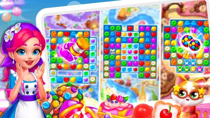 Candy World - Fun Puzzle Games screenshot image 5_Popularmodapk.com