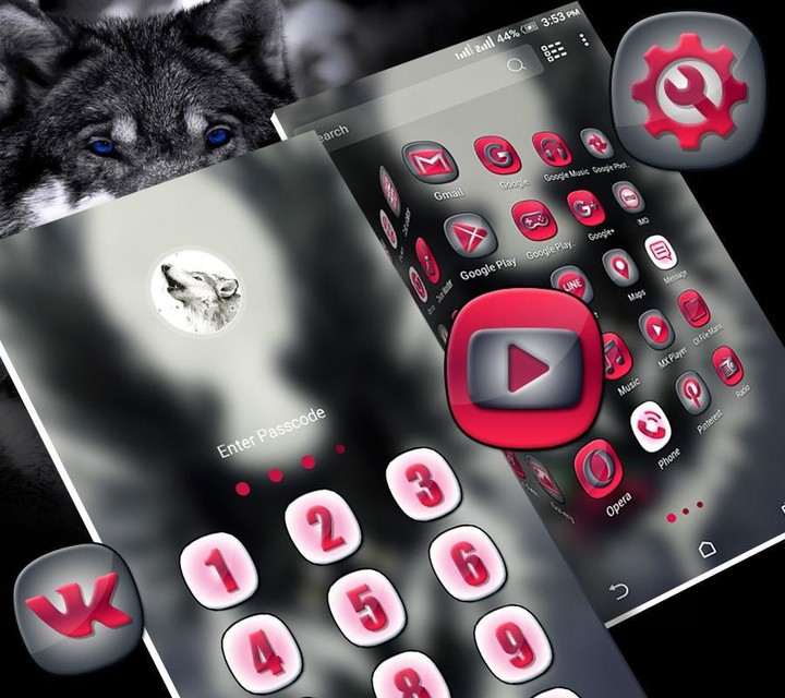 Wolf Launcher Theme screenshot image 5_Popularmodapk.com