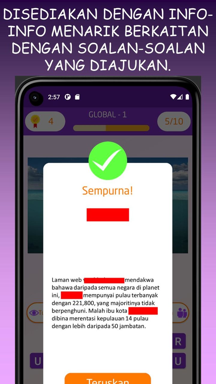Otak Cair Beku: Kuiz Teka Teki screenshot image 5_Popularmodapk.com