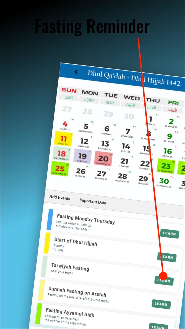 Hijri Calender 1444 screenshot image 6_Popularmodapk.com