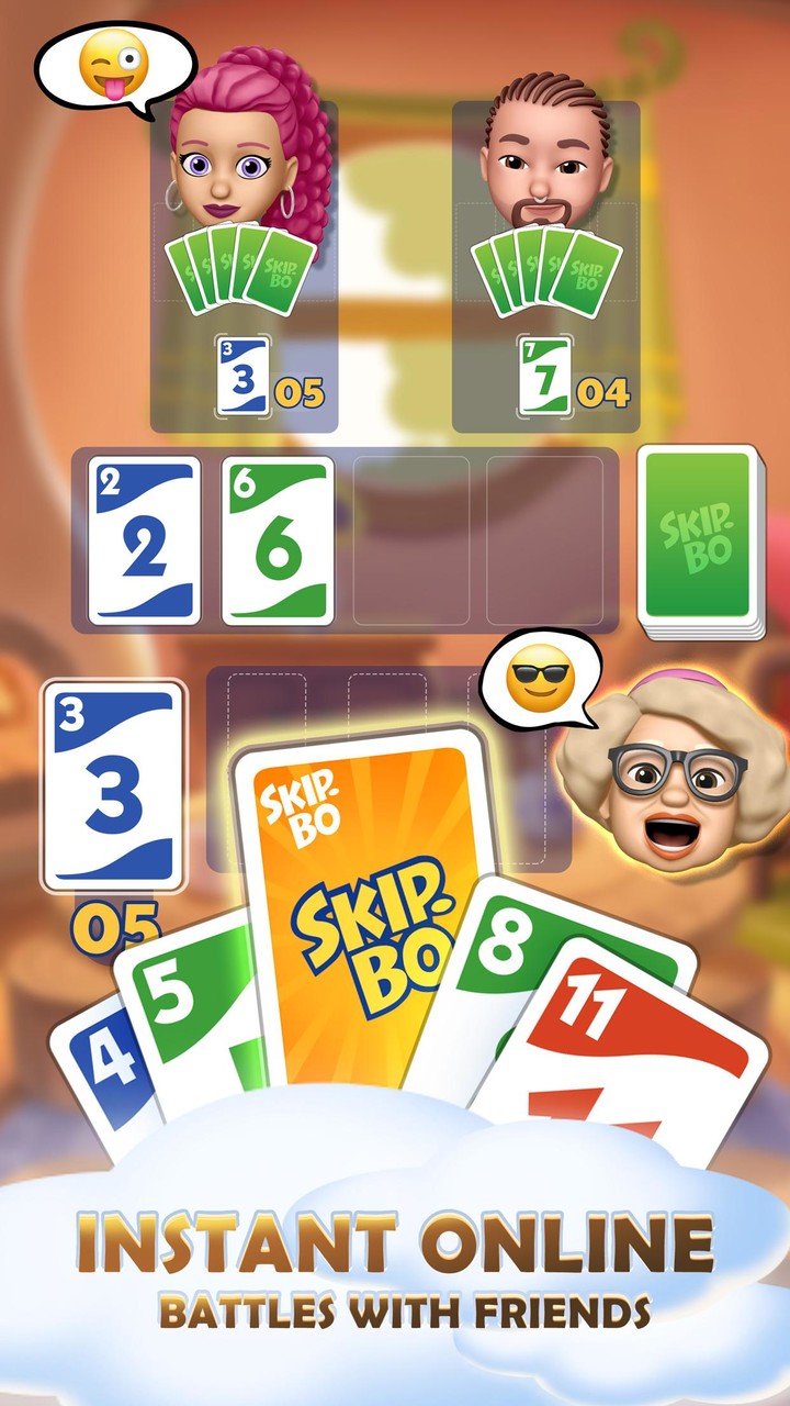 Skip-Bo screenshot image 2_Popularmodapk.com