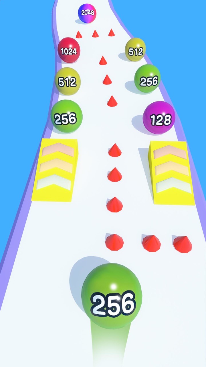 Ball Run 3D: Number Merge 2048 screenshot image 1_Popularmodapk.com