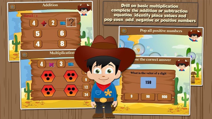 Cowboy Learning Games Grade 2 screenshot image 2_Popularmodapk.com