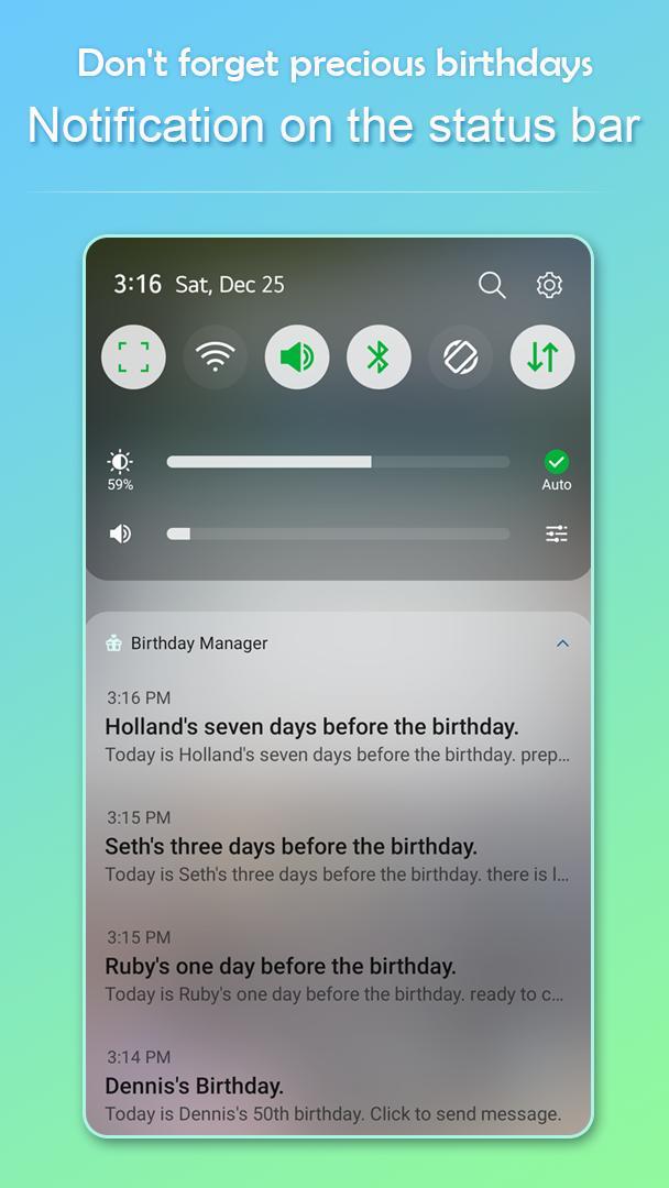 Birthday Manager screenshot image 5_Popularmodapk.com