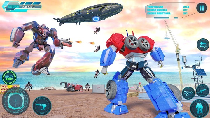 Robot Hero Transform Car Games screenshot image 2_Popularmodapk.com