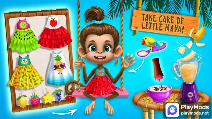 Jungle Animal Hair Salon 2<span>(Unlimited Money)</span> screenshot image 3_Popularmodapk.com