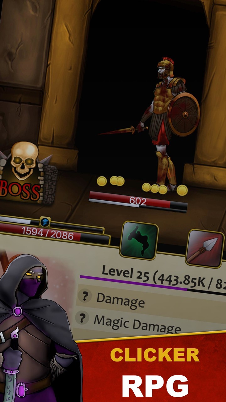 Infinite Dungeons: Clicker RPG screenshot image 1_Popularmodapk.com