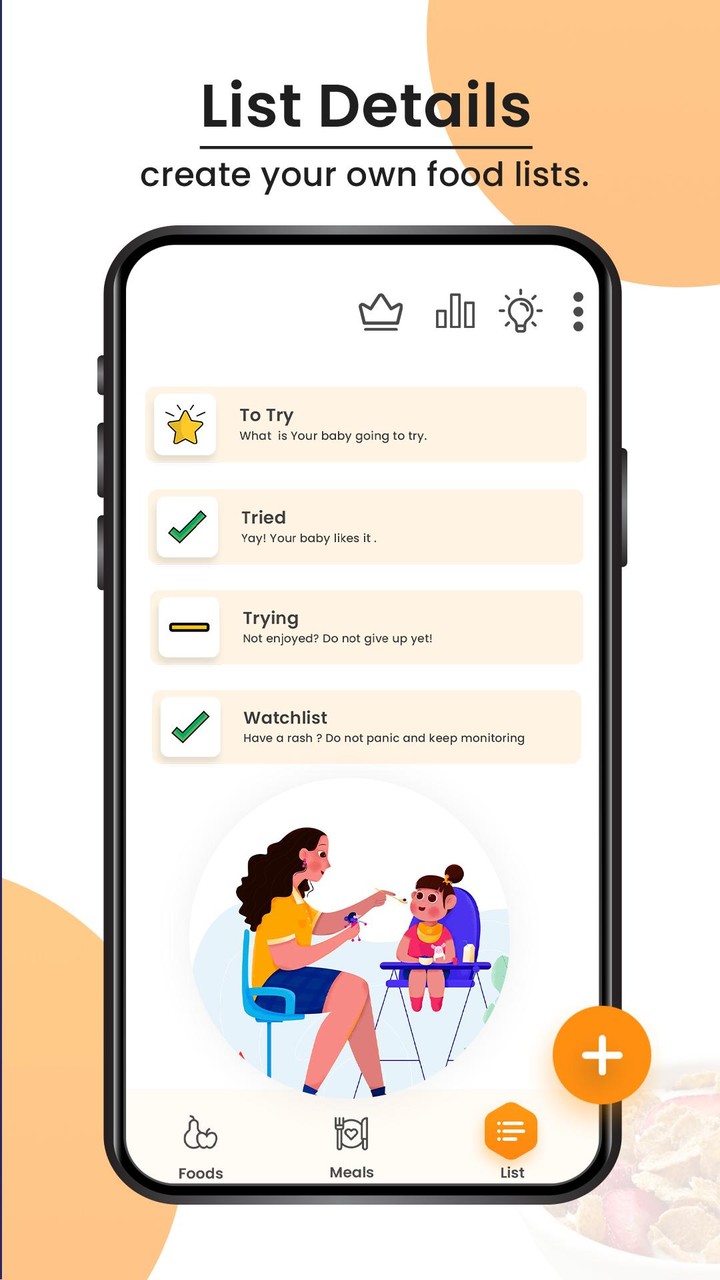 Baby Food Tracker with Guide screenshot image 4_Popularmodapk.com
