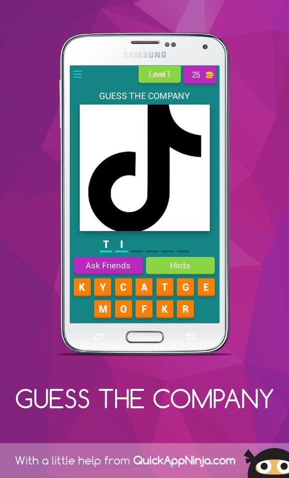 GUESS THE COMPANY/BRAND screenshot image 1_Popularmodapk.com