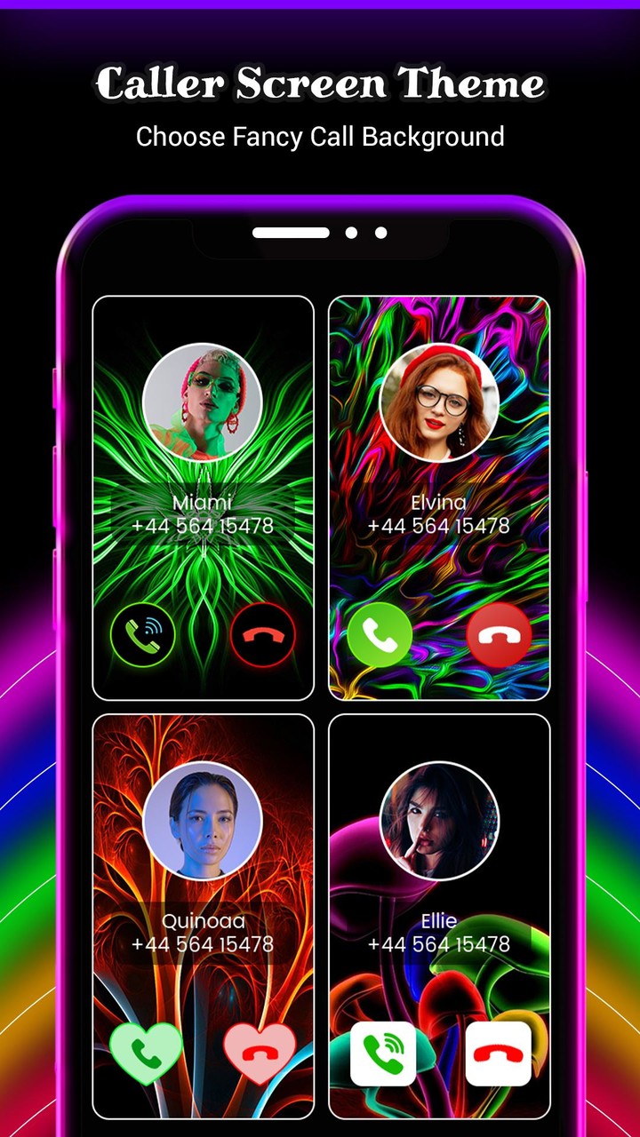 Color Call Flash Call Screen screenshot image 4_Popularmodapk.com