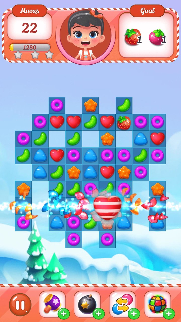 CandyRush - Match 3 Game screenshot image 4_Popularmodapk.com