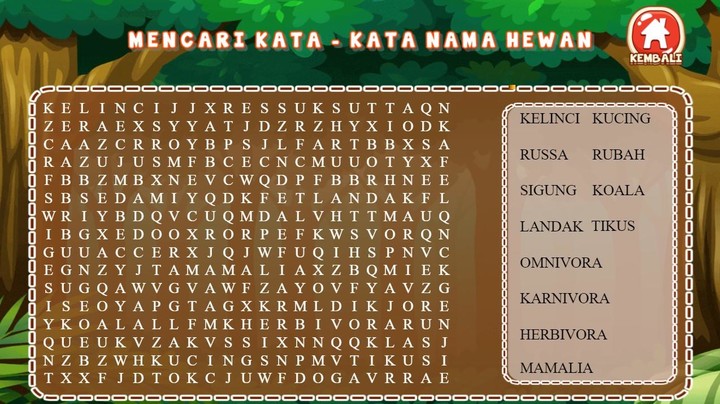 Edukasi Mengenal Hewan Nokturn screenshot image 1_Popularmodapk.com
