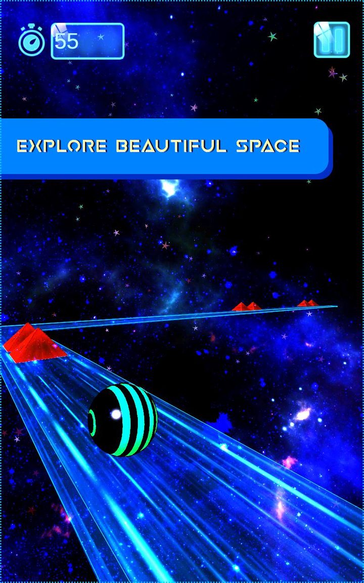 Rolling Space Ball : 3D Game screenshot image 1_Popularmodapk.com