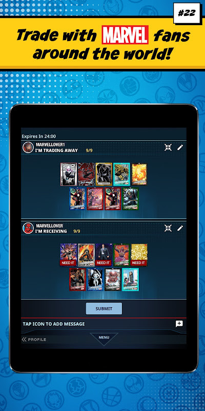 Marvel Collect! by Topps® screenshot image 10_Popularmodapk.com