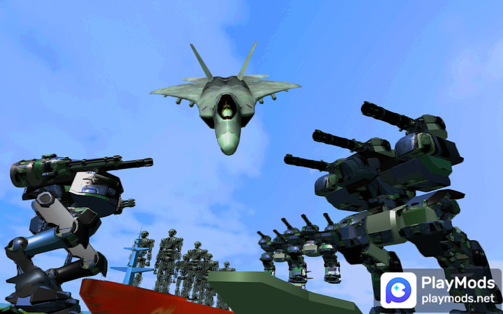 F22 vs Robots - Air Shooting<span>(Unlock all levels)</span> screenshot image 5_Popularmodapk.com