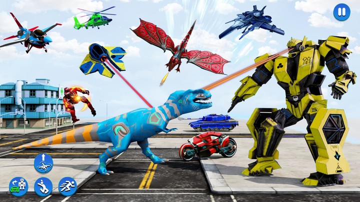 Dino Robot Car Transform Games screenshot image 2_Popularmodapk.com