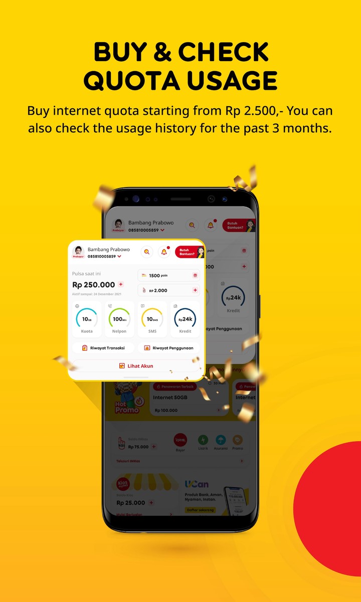 myIM3: Data Plan & Buy Package screenshot image 2_Popularmodapk.com